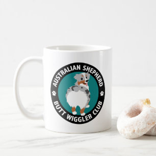 Caneca De Café Clube de Wigglers de Bumbum Shepherd Australiano