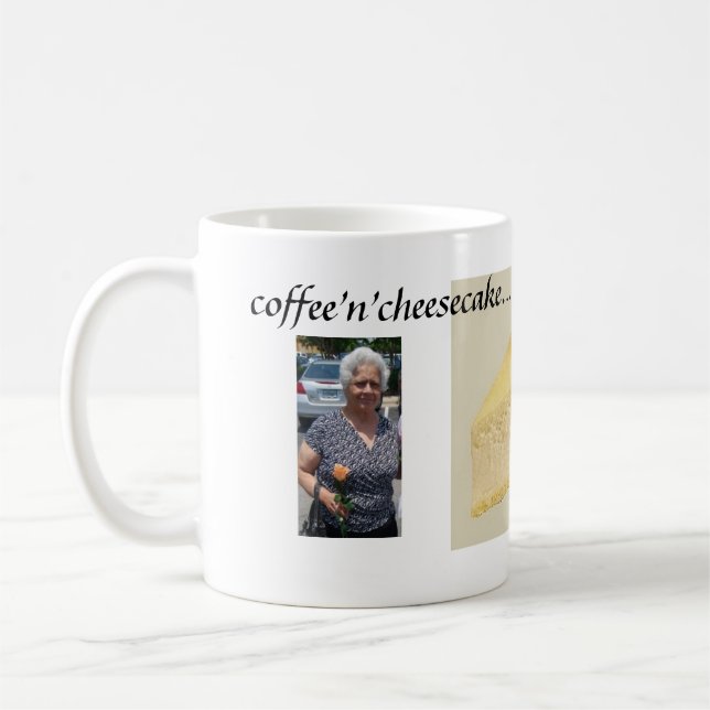 Caneca De Café Clube do bolo de queijo de Leon (Esquerda)