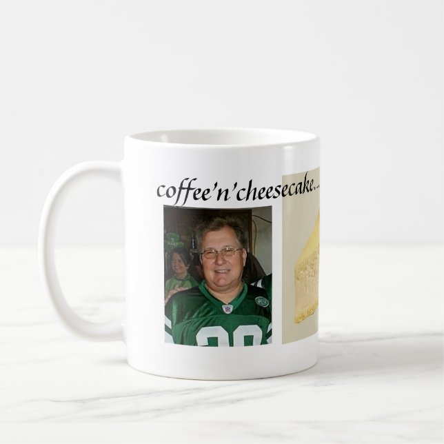 Caneca De Café Clube do bolo de queijo de Leon (Esquerda)