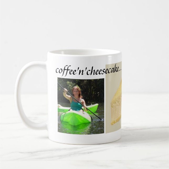 Caneca De Café Clube do bolo de queijo de Leon (Esquerda)