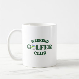 Caneca De Café Clube do Golfista de Fim de Semana – Estilo de Vid