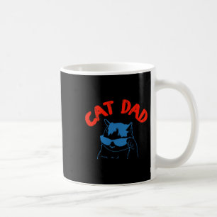 Caneca De Café Clube do Pai de Gato Engraçado 2 Lados A Vida é Me