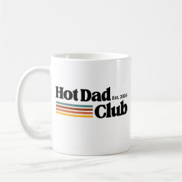 Caneca De Café Clube do Pai Quente Presente Divertido Retro Vinta