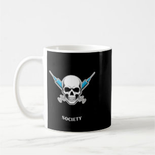 Caneca De Café Clube do Pâncreas Preguiçoso Conscientização do Di