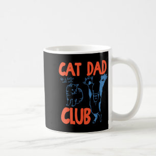 Caneca De Café Clube do Papai de Gato Clube Engraçado Amante de G