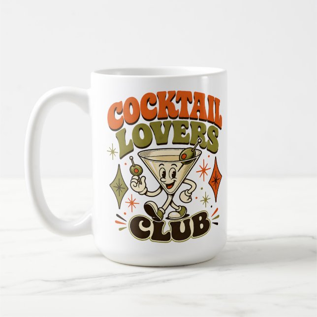 Caneca De Café Clube dos Amantes de Coquetel (Esquerda)