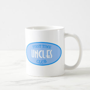 Caneca De Café Clube dos tios da primeira vez (azul)