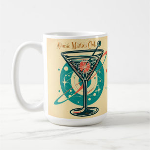 Caneca De Café Clube Martini Atômico Era Espacial