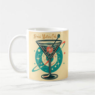Caneca De Café Clube Martini Atômico Era Espacial