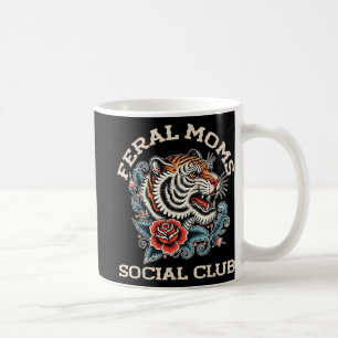 Caneca De Café Clube Social Algumas Pessoas Esposa Feral Mãe Tren