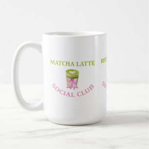 CANECA DE CAFÉ CLUBE SOCIAL DE MATCHA LATTE