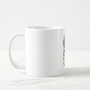 Caneca De Café Clube Unicórnio Boba Tipografia Kawaii Design