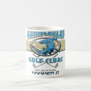 Caneca De Café Clubes de golfe do Hammerhead