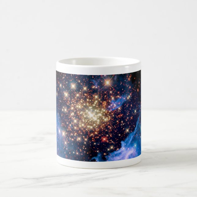 Caneca De Café Cluster com Estrela NGC 3603 - Foto do Espaço Hubb (Centro)
