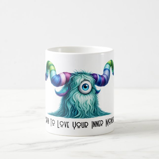 Caneca De Café Clyde - Monstro Curioso de Um Olho (Centro)