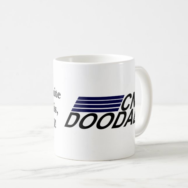 Caneca De Café CNC Doodad!  II (Frente Esquerda)