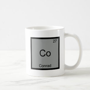 Caneca De Café Co - Conrad Funny Chemistry Elelement Symbol T-Shi