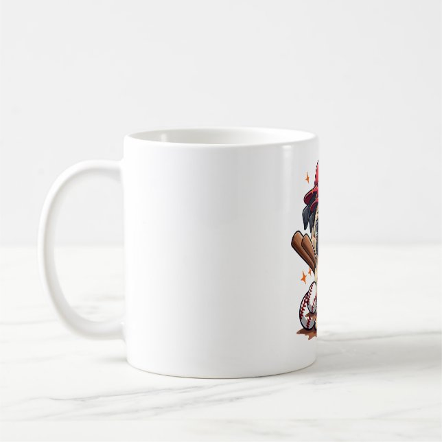 Caneca De Café Coach Pug Dog Lover Pug Mãe (Esquerda)