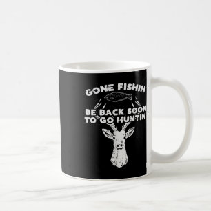 Caneca De Café Coalas entediados Pescaria de Volta em Breve Caça