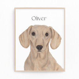 Caneca De Café Coaster De Bebidas De Dachshund Vermelho E Persona