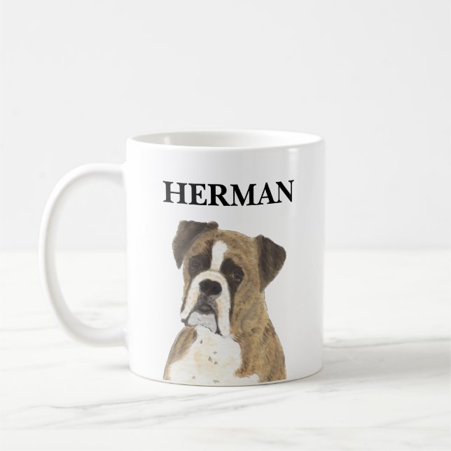 Caneca De Café Coaster Personalizado Da Bebida De Cachorro De Bin (Esquerda)