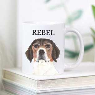 Caneca De Café Coaster Personalizado de Beagle Beagle