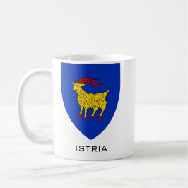 Caneca De Café Coat of Arms of Istria Adriatic Legacy