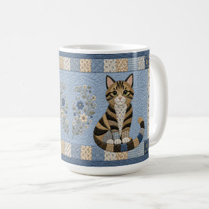 Caneca De Café Cobertor de Gato Listrado
