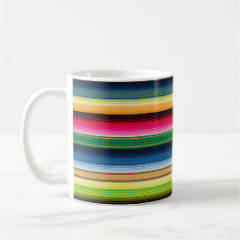 Caneca De Café Cobertor Serape Mexicano Tradicional