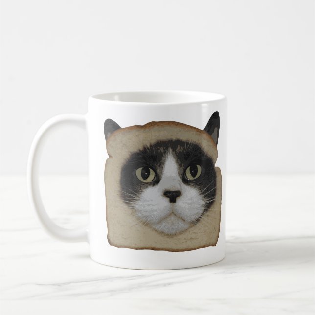 Caneca De Café Cobertura com pão ralado panada do gato de Inbread (Esquerda)