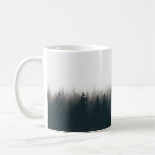 CANECA DE CAFÉ COBERTURA DE ÁRVORES ABRANGIDAS POR FOGOS