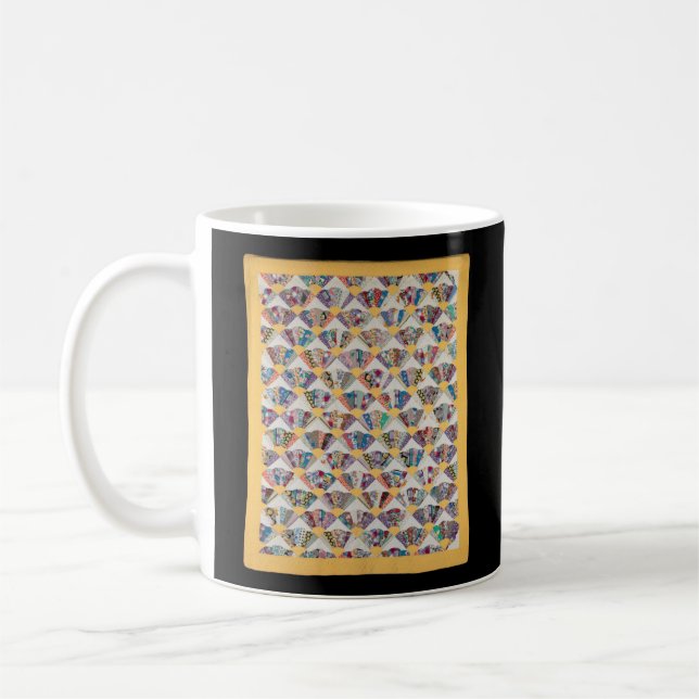 Caneca De Café Cobertura do ventilador com borda amarela (Esquerda)