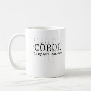 Caneca De Café Cobol é minha língua de amor.b