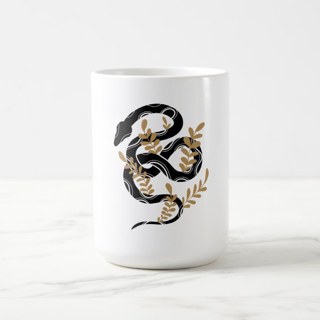 Caneca De Café Cobra com plantas (Centro)