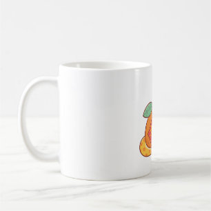 Caneca De Café Cobra de Curva-branca em volta de Orange Good Fort