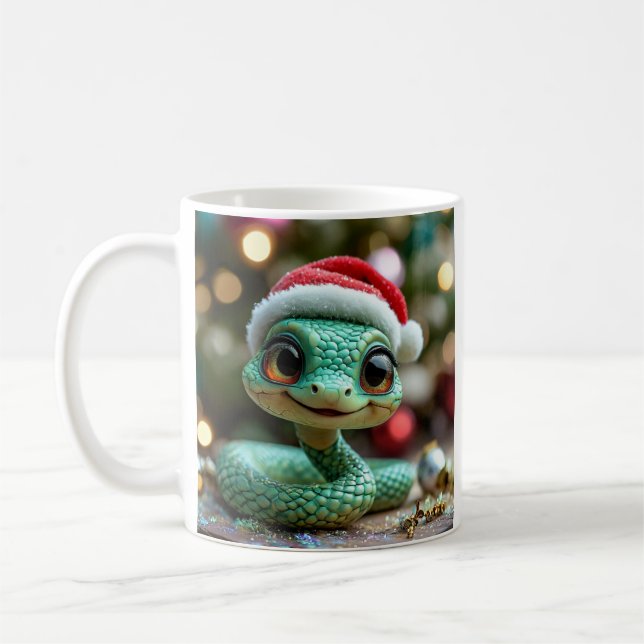 Caneca De Café Cobra de Natal (Esquerda)