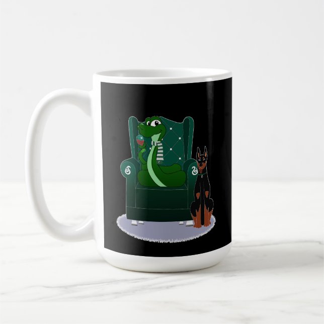 Caneca De Café Cobra e Cão (Esquerda)