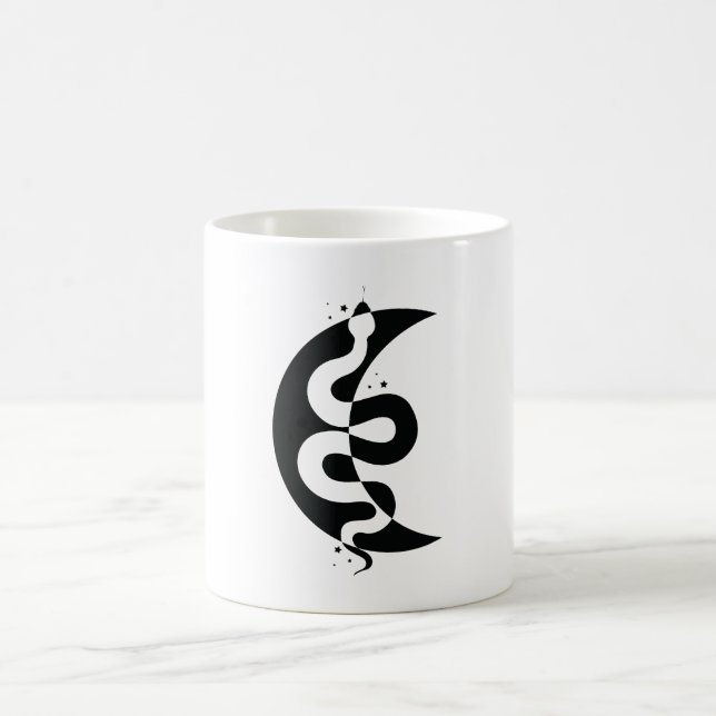 Caneca De Café Cobra e Lua (Centro)