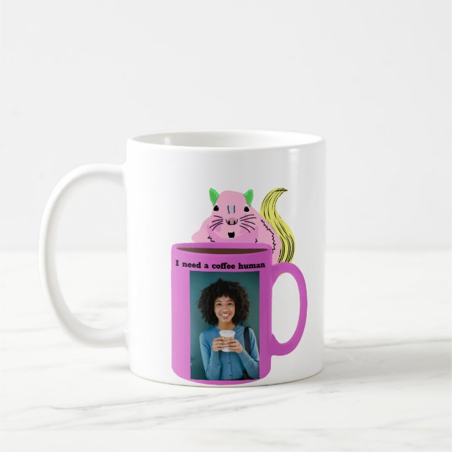 Caneca De Café Cobrança Única de Lover de Esquilo (Esquerda)