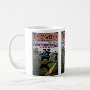 Caneca De Café Cobrir Vintage Baseball, Revista Top Weekly
