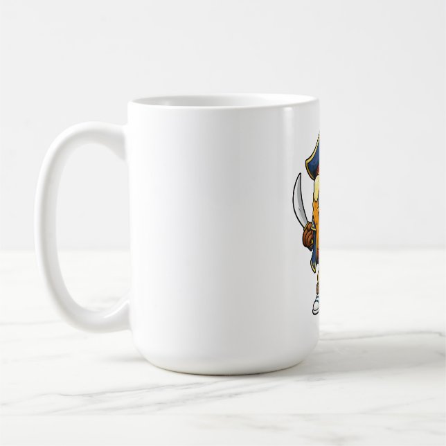 Caneca De Café CobyBiscuit Edição Pirata | MiniSnackWorld (Esquerda)
