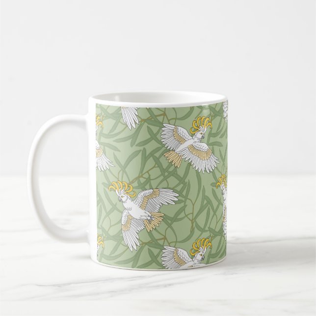 Caneca De Café Cockatoo Amarelo (Esquerda)