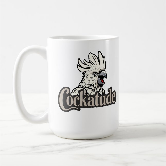 Caneca De Café Cockatote "Cockatude" Coffee Mug (Esquerda)