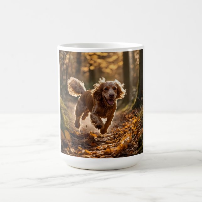Caneca De Café Cocker Spaniel Elegante Coffee Mug (Centro)