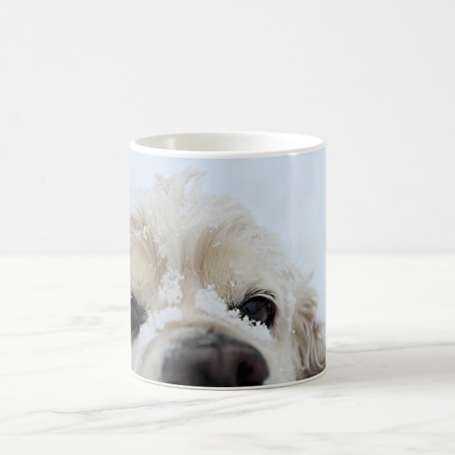 Caneca De Café Cocker Spaniel na neve (Centro)
