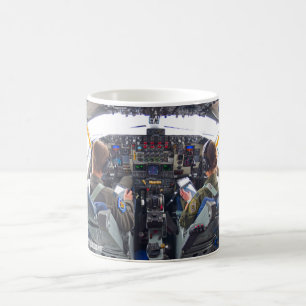 CANECA DE CAFÉ COCKPIT DO ESTRATOTANKER KC-135R