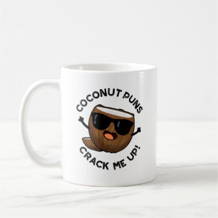 Caneca De Café Coconut Puns Me Destrói Fruta Engraçado