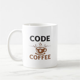 Caneca De Café Code Coffee Nurse Humor Shift Life