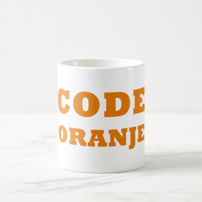 Caneca De Café Code Oranje Dutch Pride Mug: Sip in Style (Centro)