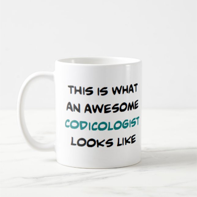 Caneca De Café codicologista, incrível (Esquerda)